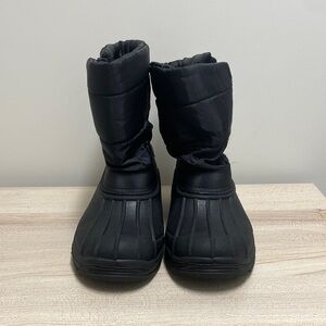 Kids Black Winter Boots